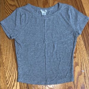 Bozzolo Gray Crop Top